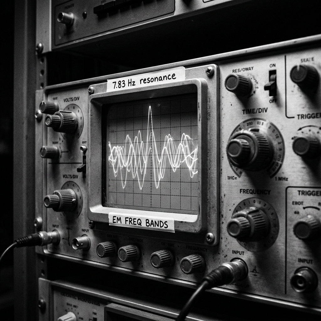 Oscilloscope waveform